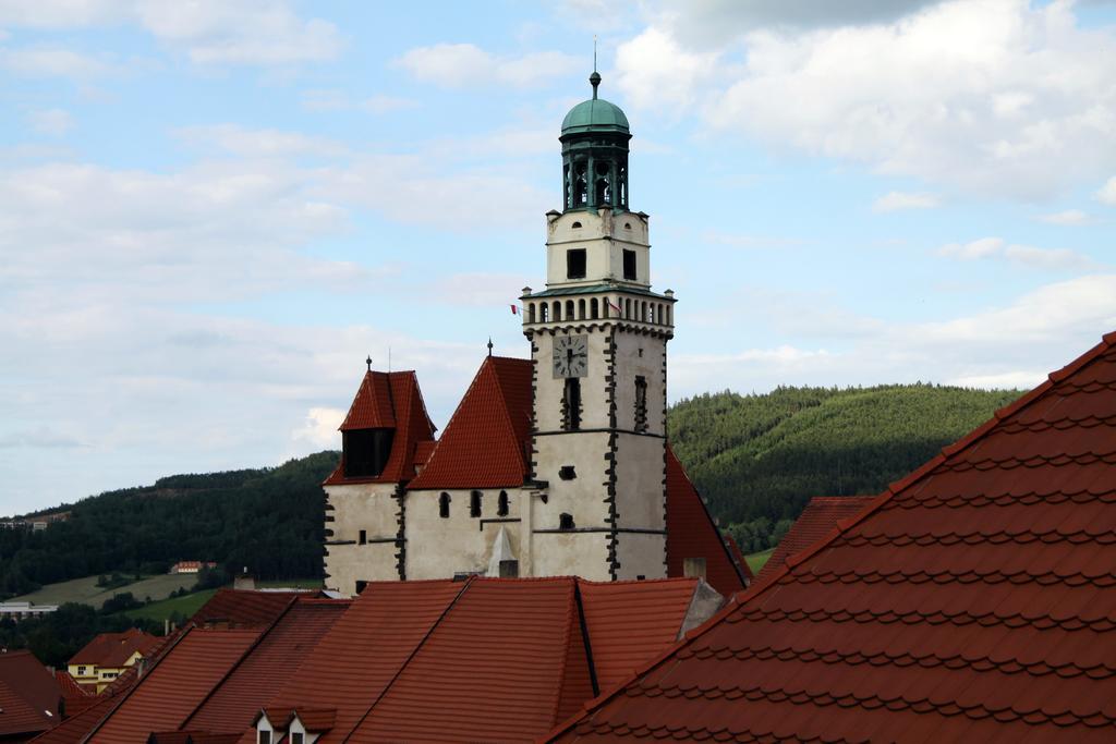 Hotel Koruna Prachatice Exteriör bild